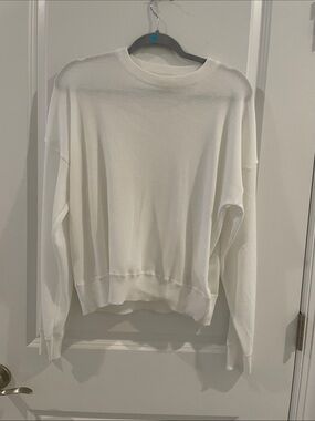 Better Unsaid Bravd Classic White Women's Crewneck Sweater